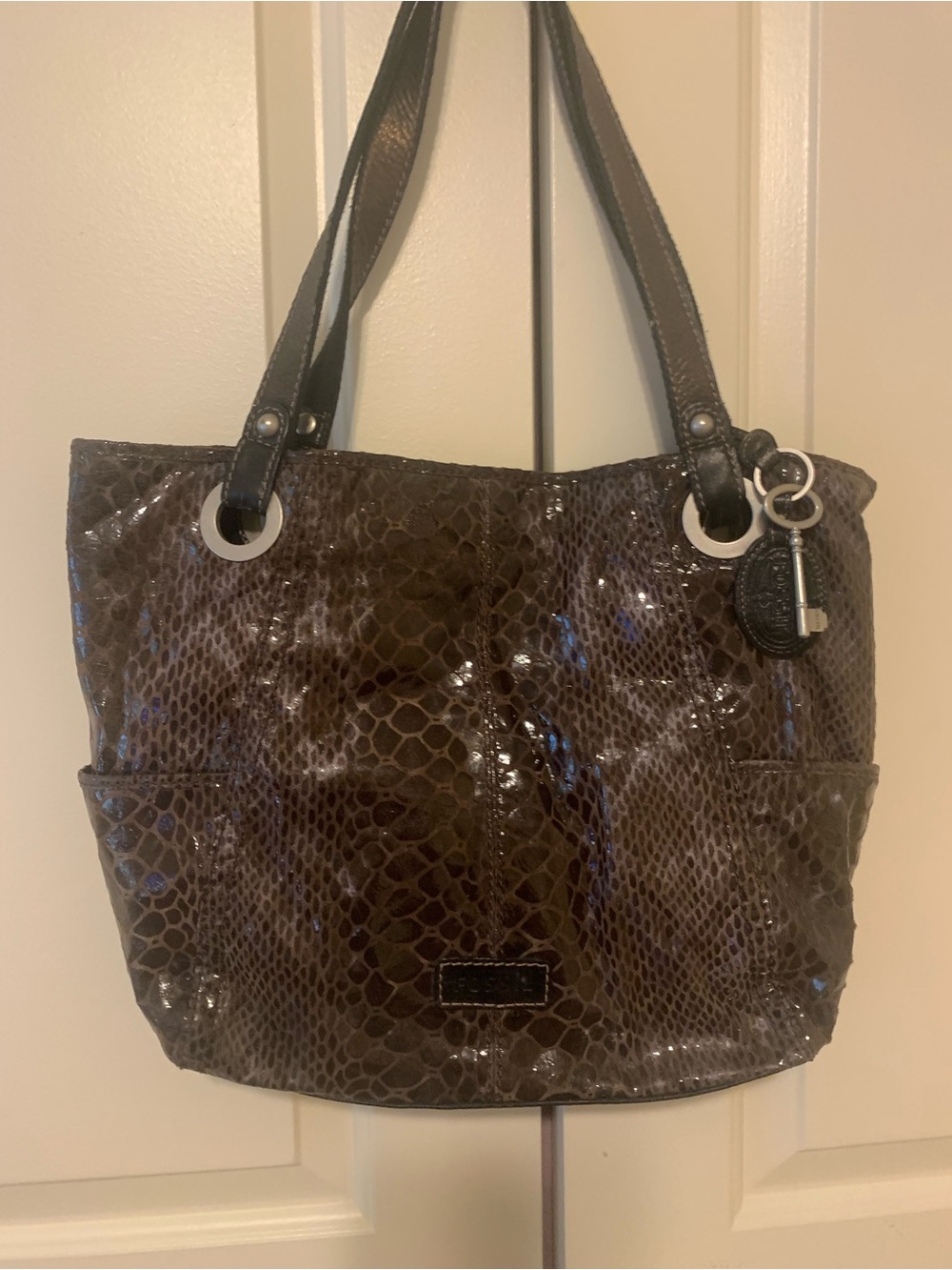 Fossil Vintage snakeskin Handbag/Tote